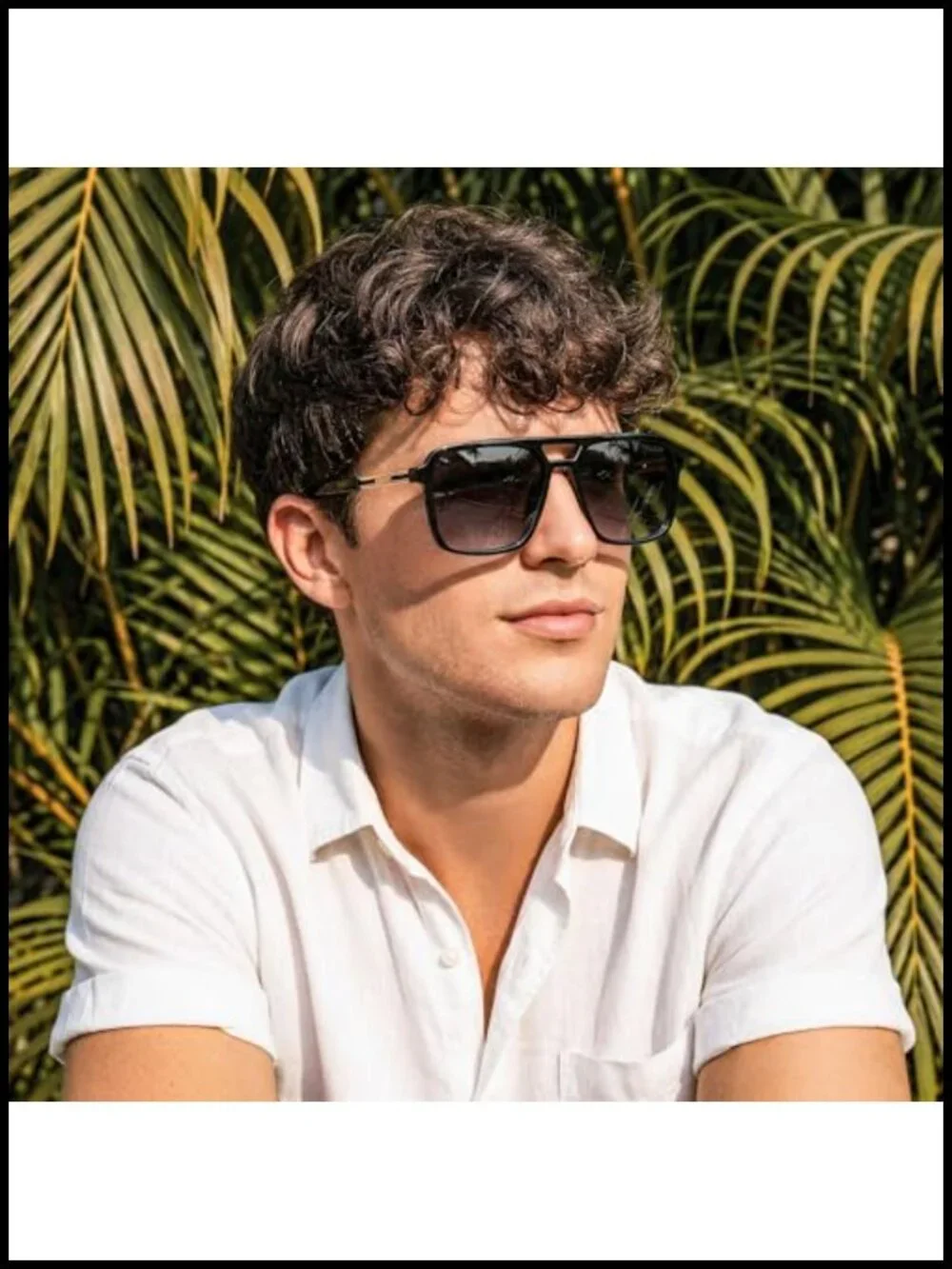 Retro Aviator Polarized Sunglasses UV400 Driving Glasses